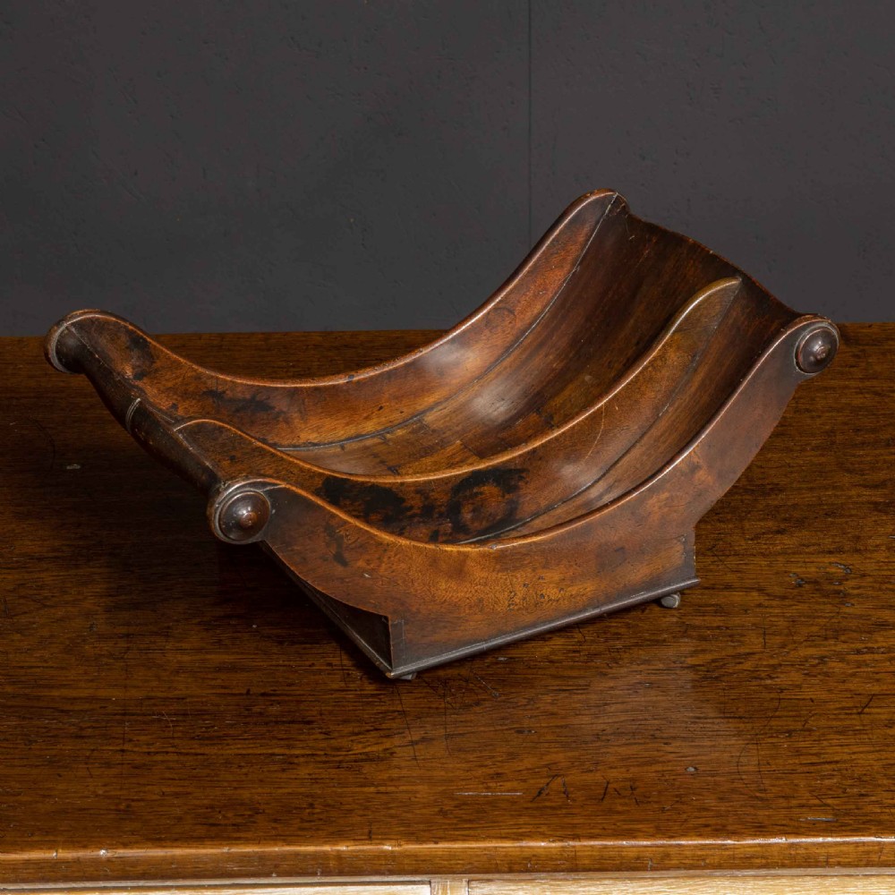 Georgian Mahogany Cheese Coaster