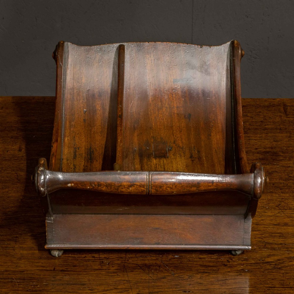 Georgian Mahogany Cheese Coaster View III