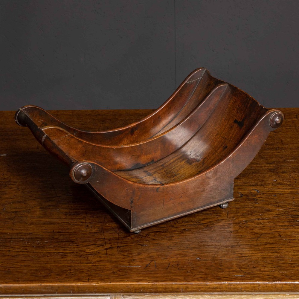 Georgian Mahogany Cheese Coaster View IV