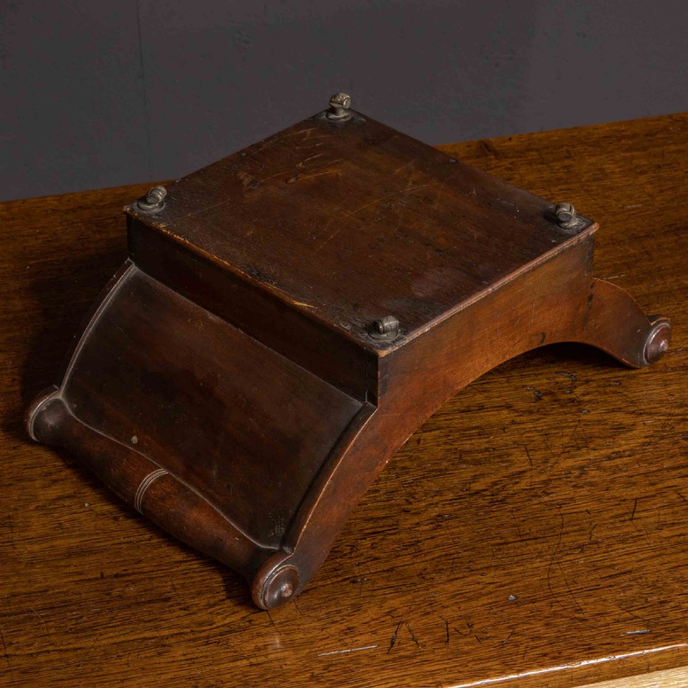 Georgian Mahogany Cheese Coaster View V
