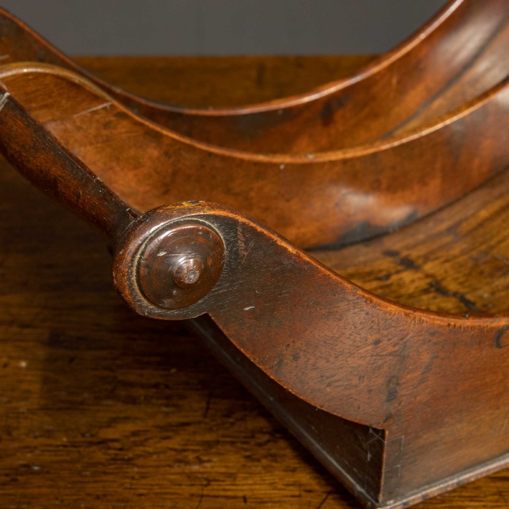 Georgian Mahogany Cheese Coaster View VI