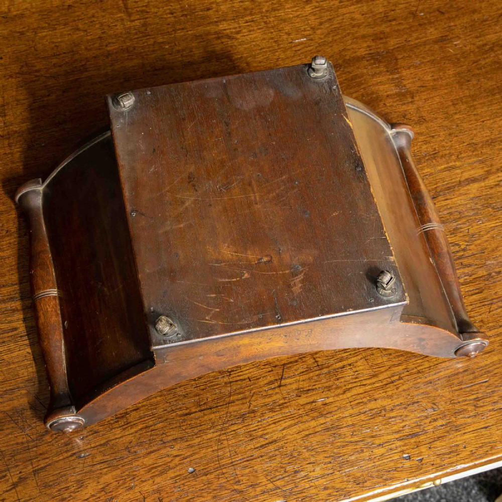 Georgian Mahogany Cheese Coaster View X