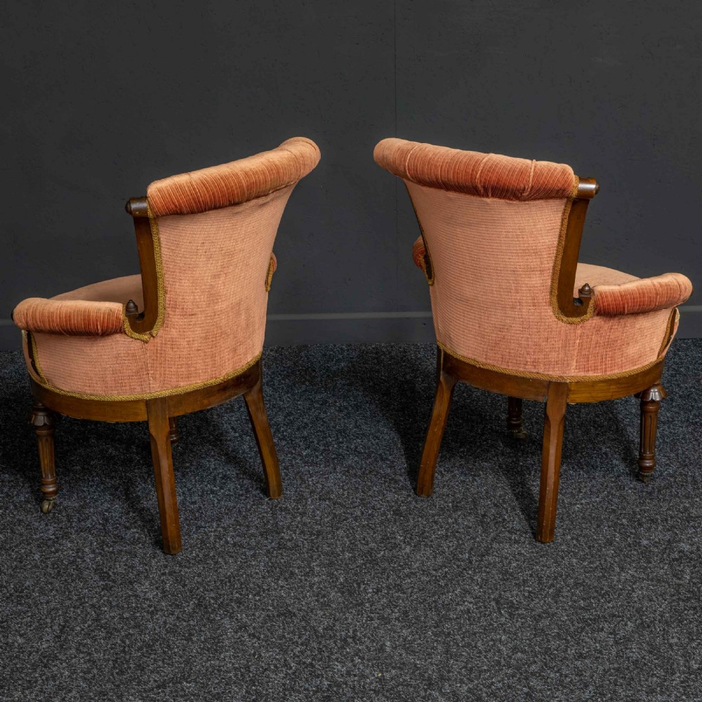 Pair of Boudoir Chairs View III