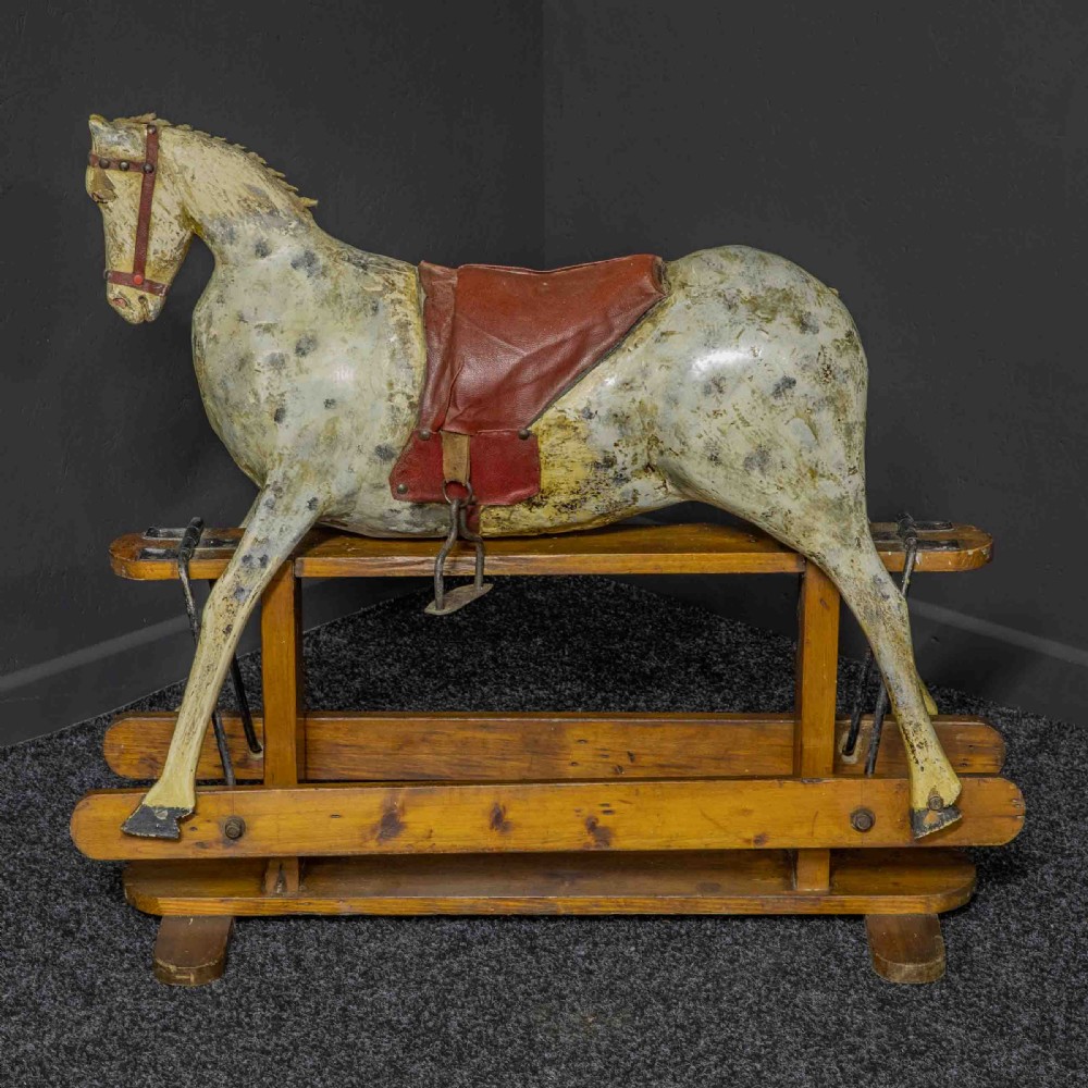 Naive Victorian Rocking Horse