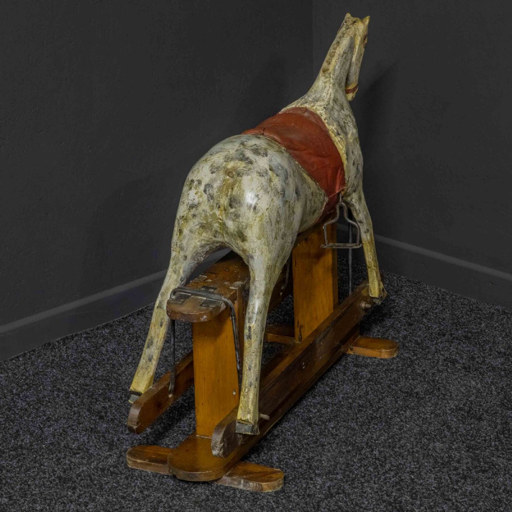Naive Victorian Rocking Horse View VI
