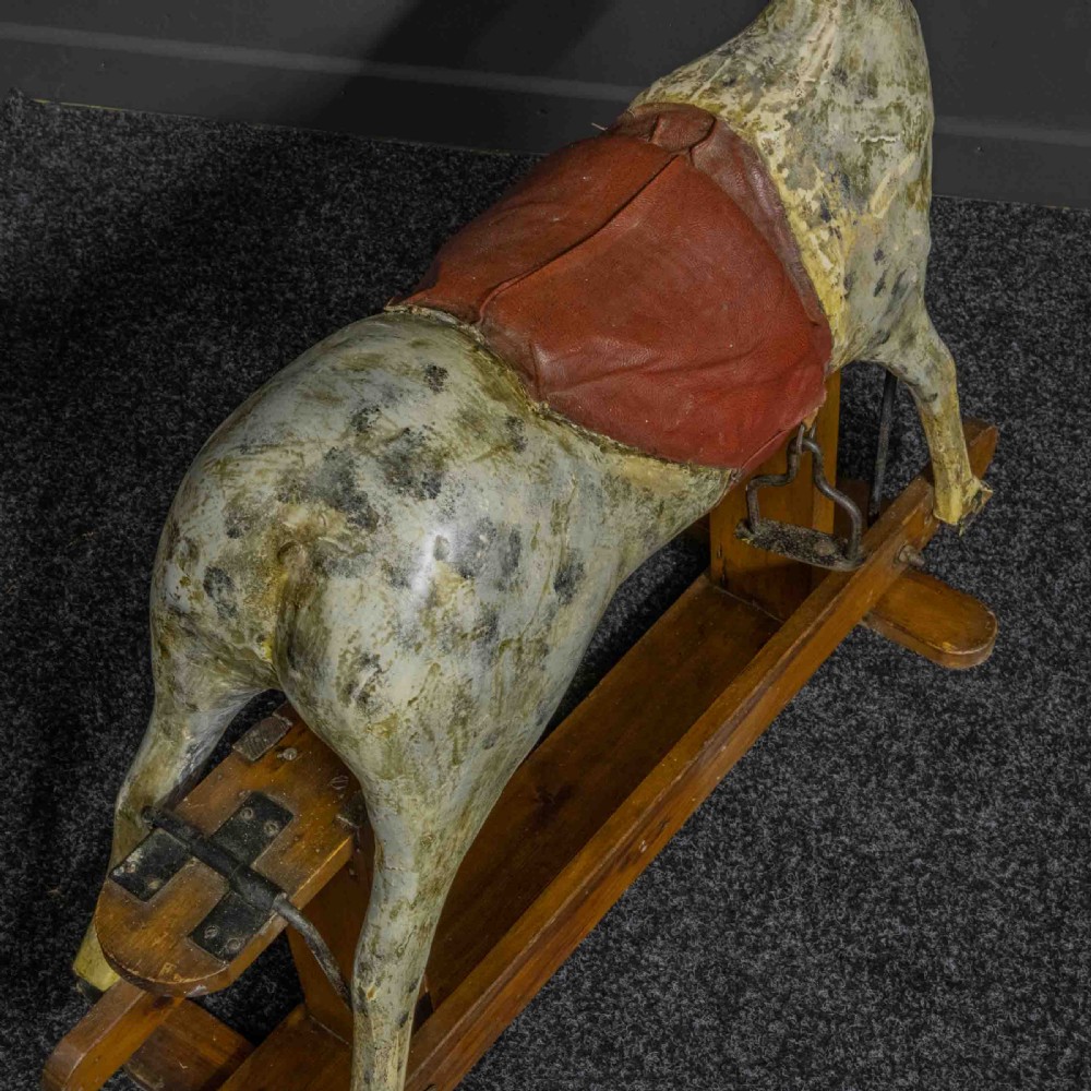 Naive Victorian Rocking Horse View VIII