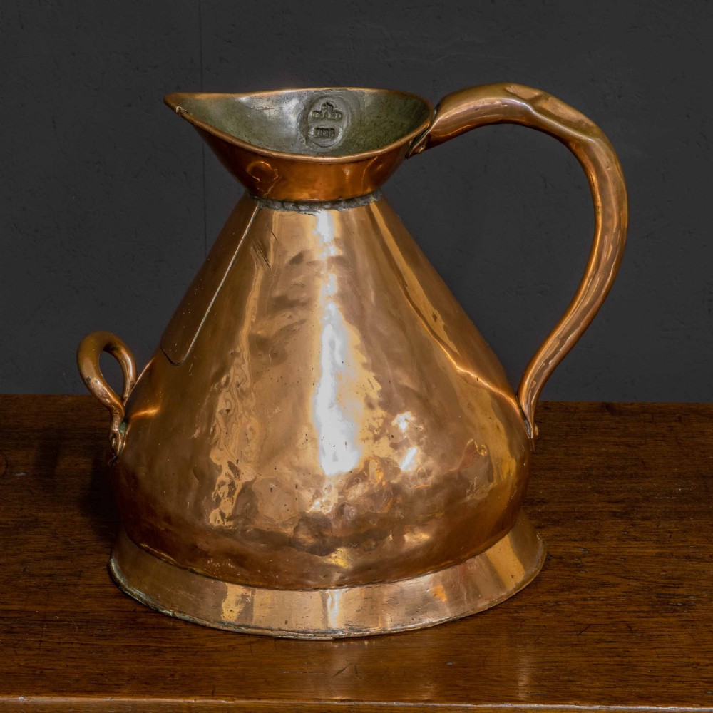 Victorian Copper Harvest Flagon