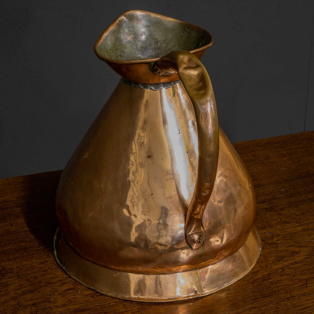 Victorian Copper Harvest Flagon View III