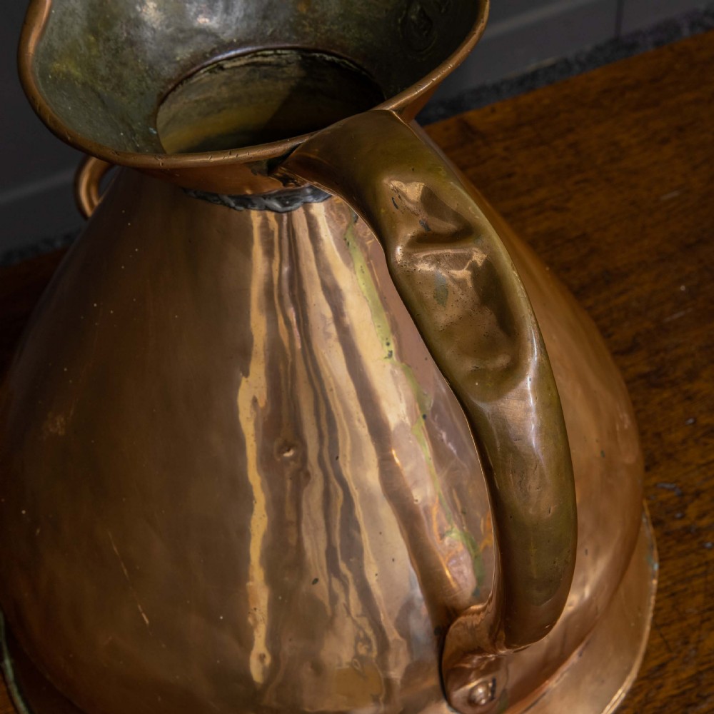 Victorian Copper Harvest Flagon View V