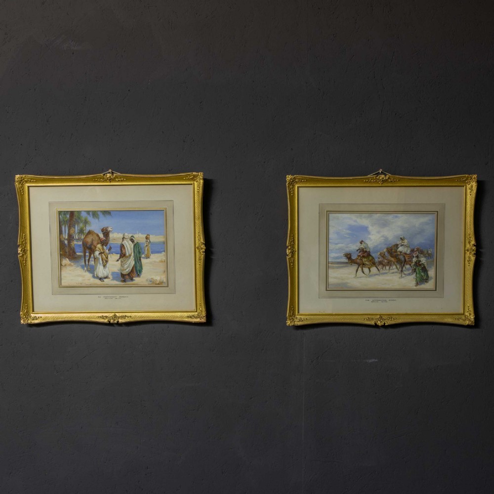 Pair Of Watercolours By Arthur Keith