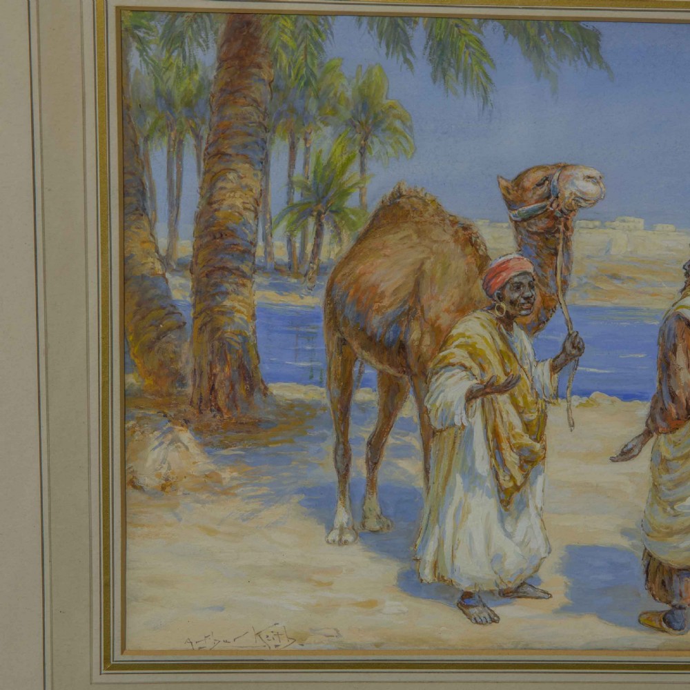 Pair Of Watercolours By Arthur Keith View V