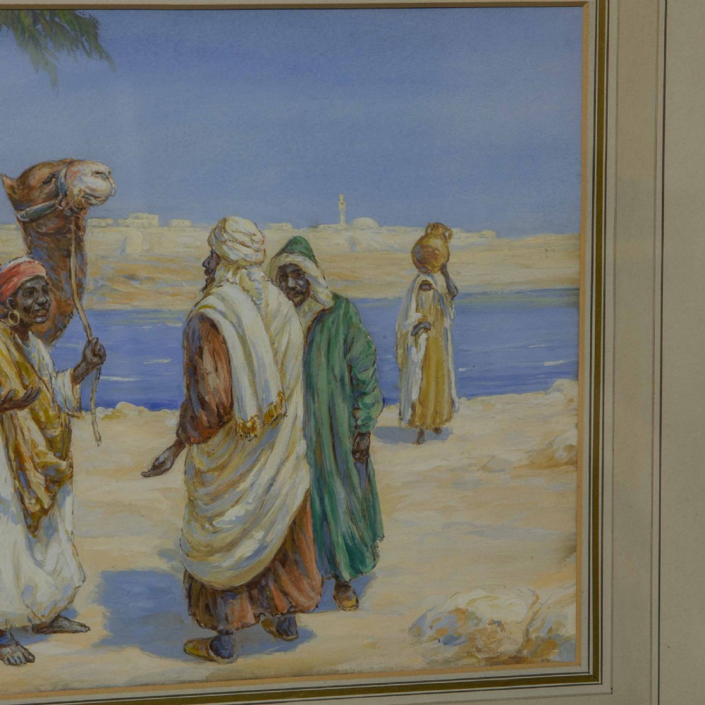 Pair Of Watercolours By Arthur Keith View IX