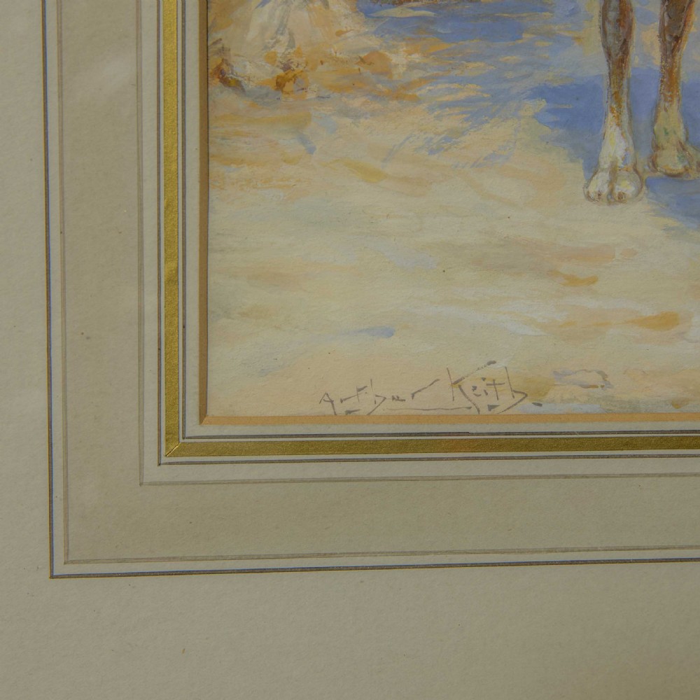 Pair Of Watercolours By Arthur Keith View XII