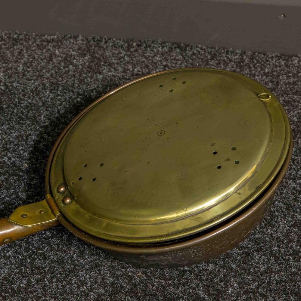 Victorian Brass Warming Pan View VII