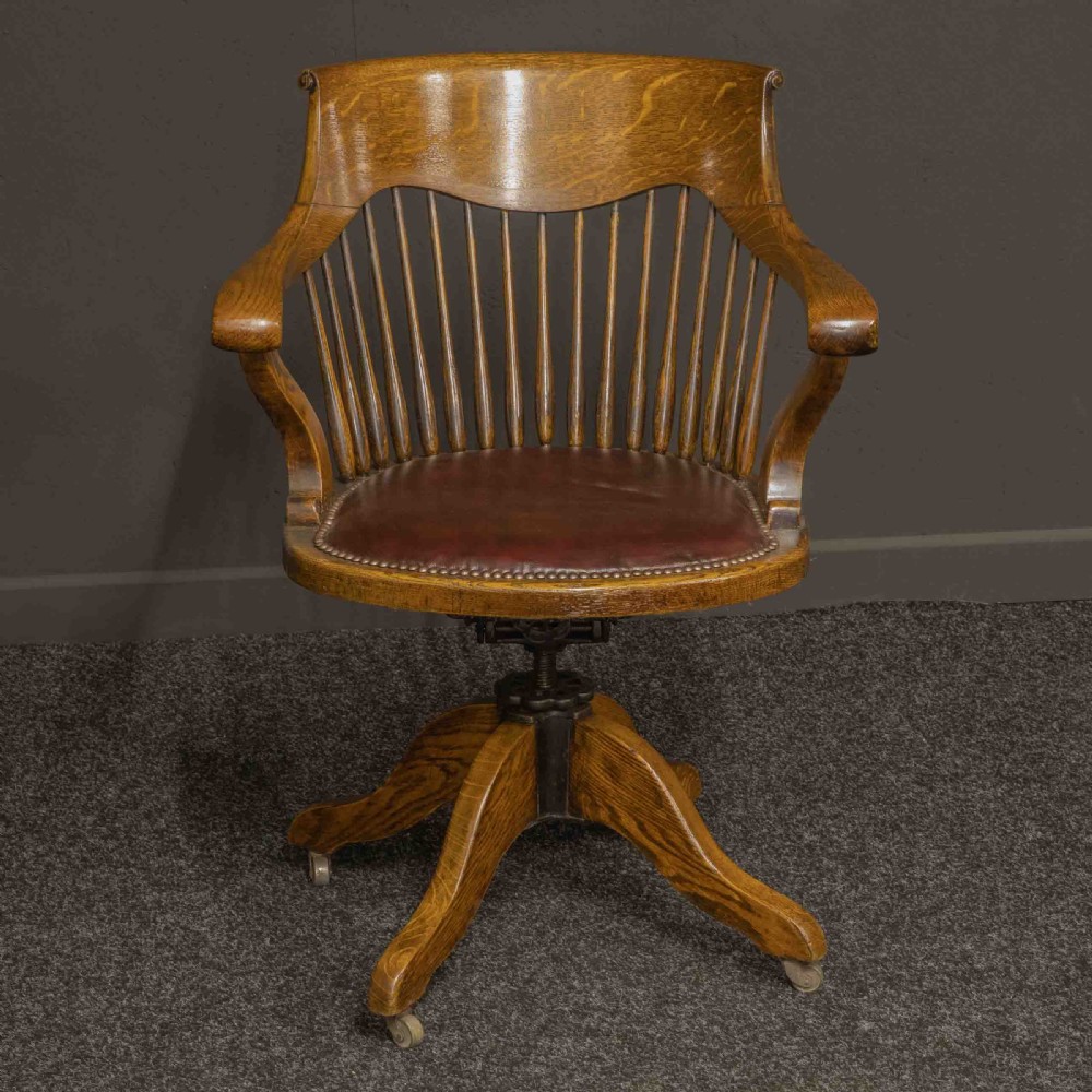 Oak Swivel Chair