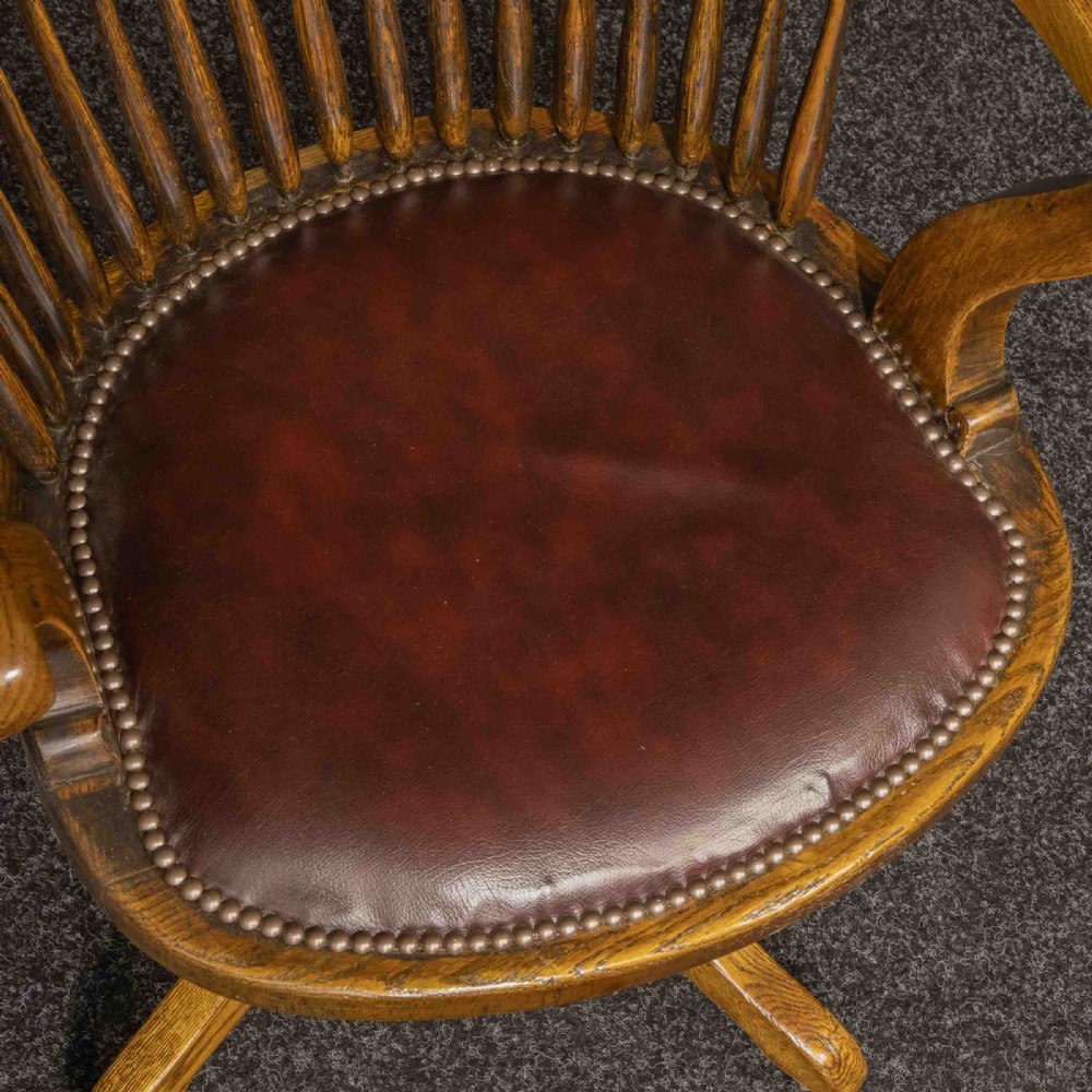 Oak Swivel Chair View VII