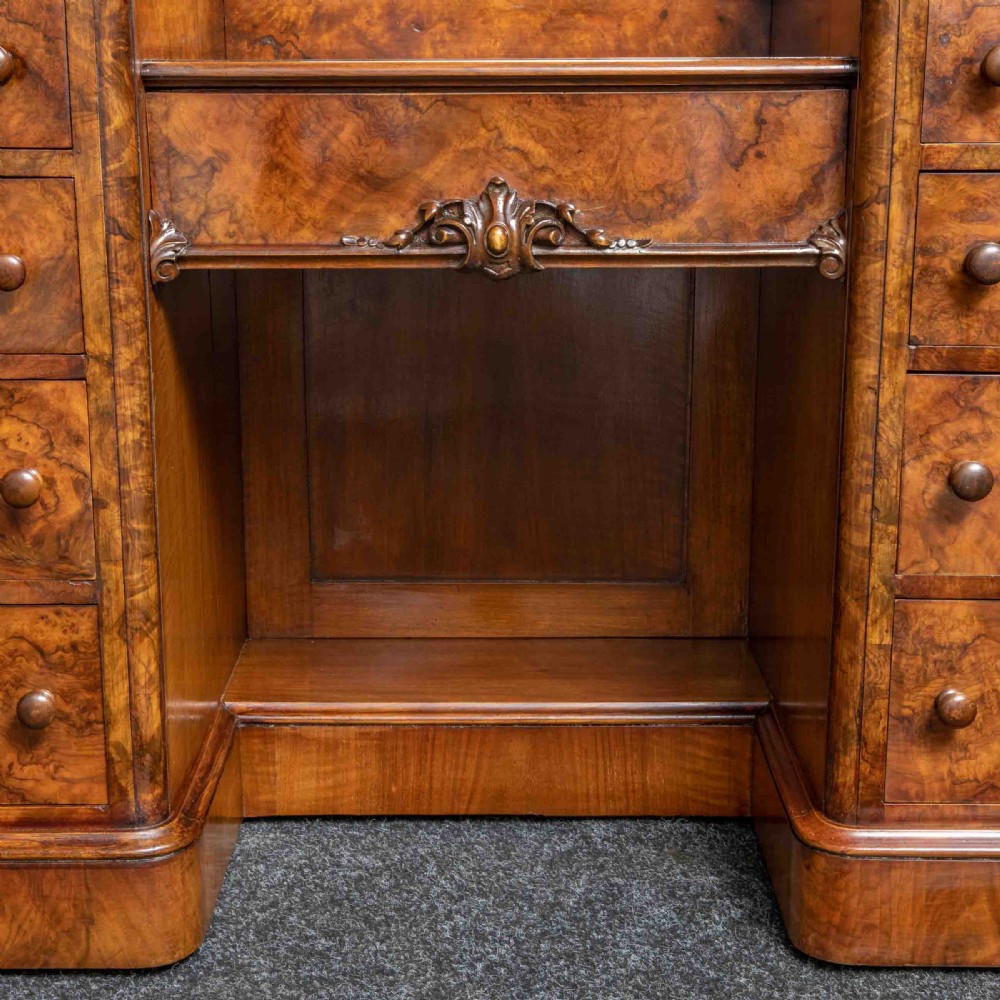 Mid Victorian Burr Walnut Dressing Table View IV