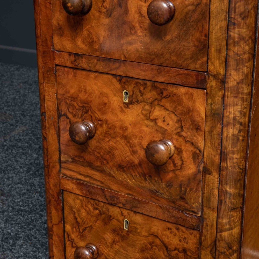 Mid Victorian Burr Walnut Dressing Table View VIII