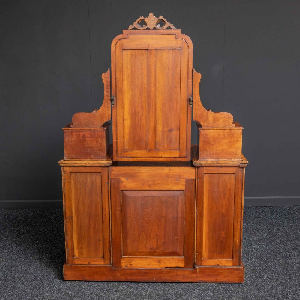 Mid Victorian Burr Walnut Dressing Table View XII