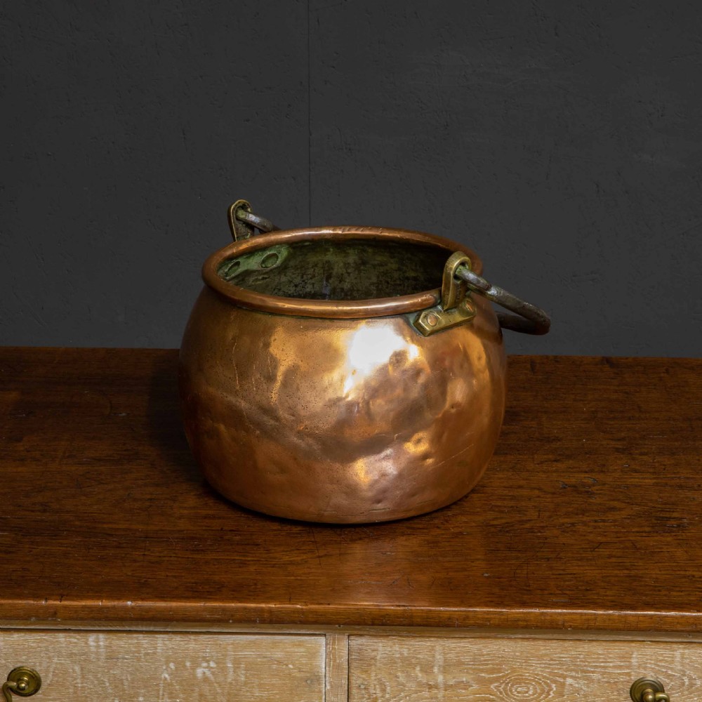Victorian Copper Cooking Pot View III