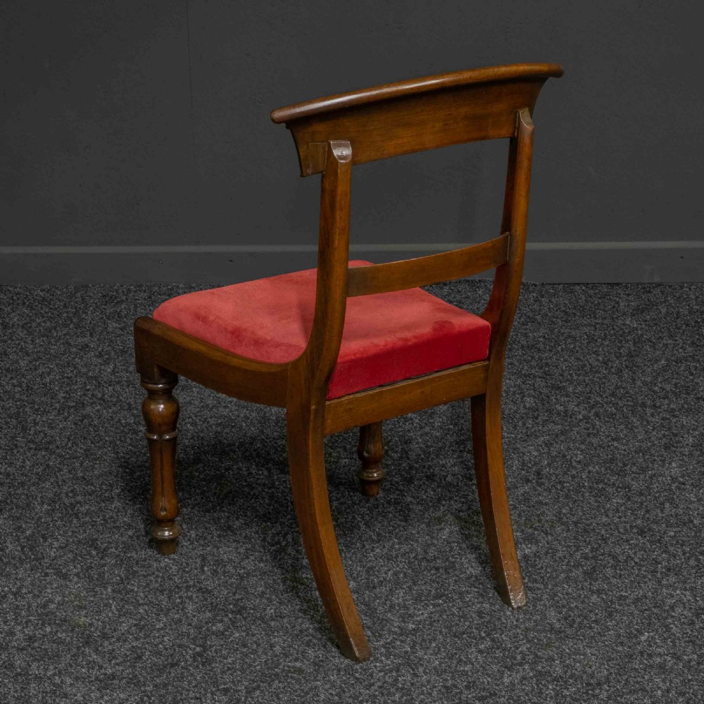 Set of Six William IV Mahogany Chairs View V