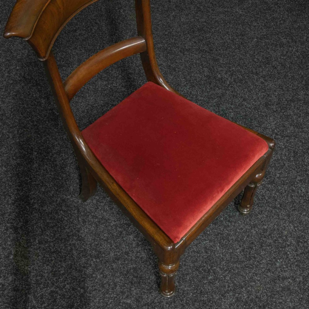 Set of Six William IV Mahogany Chairs View VIII