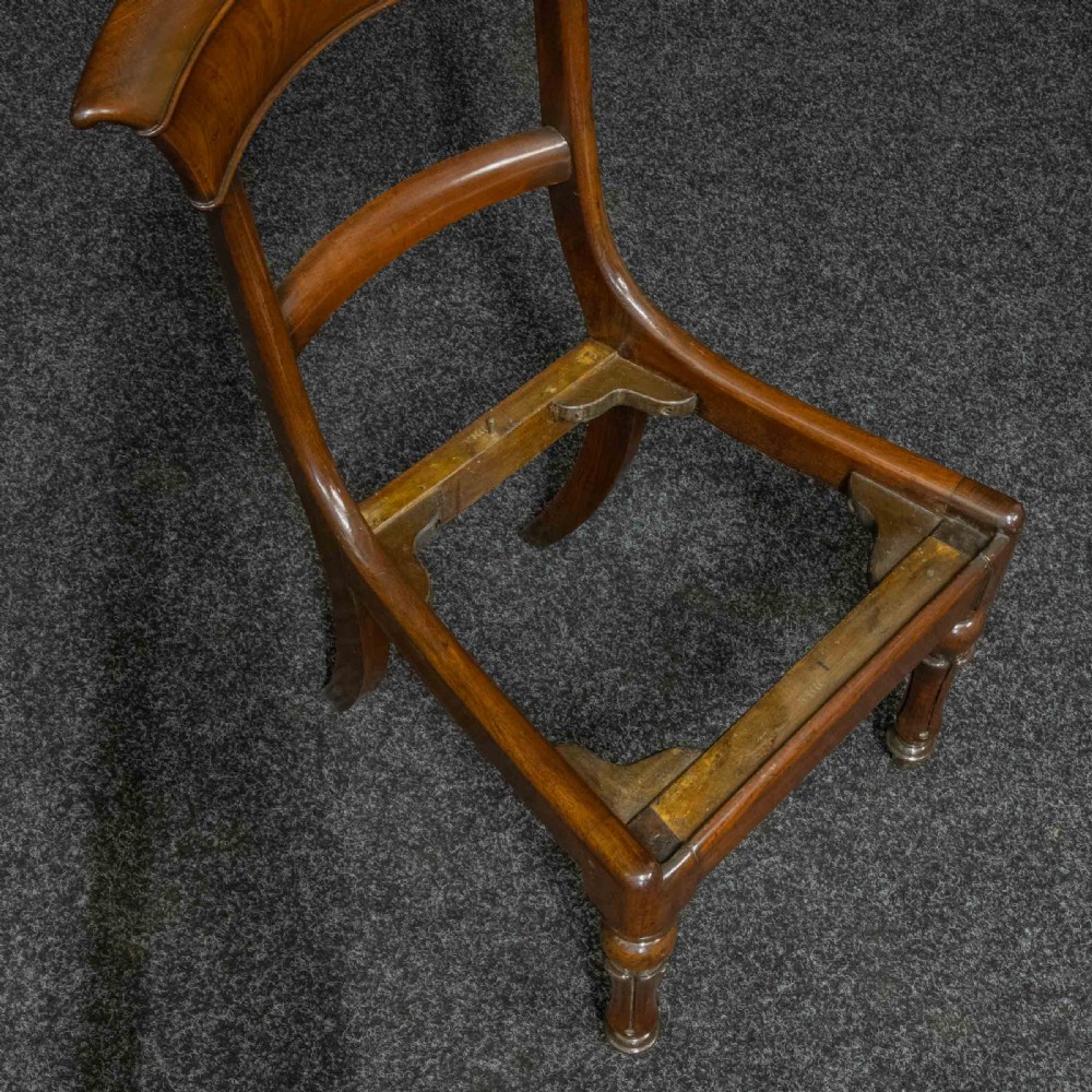 Set of Six William IV Mahogany Chairs View IX