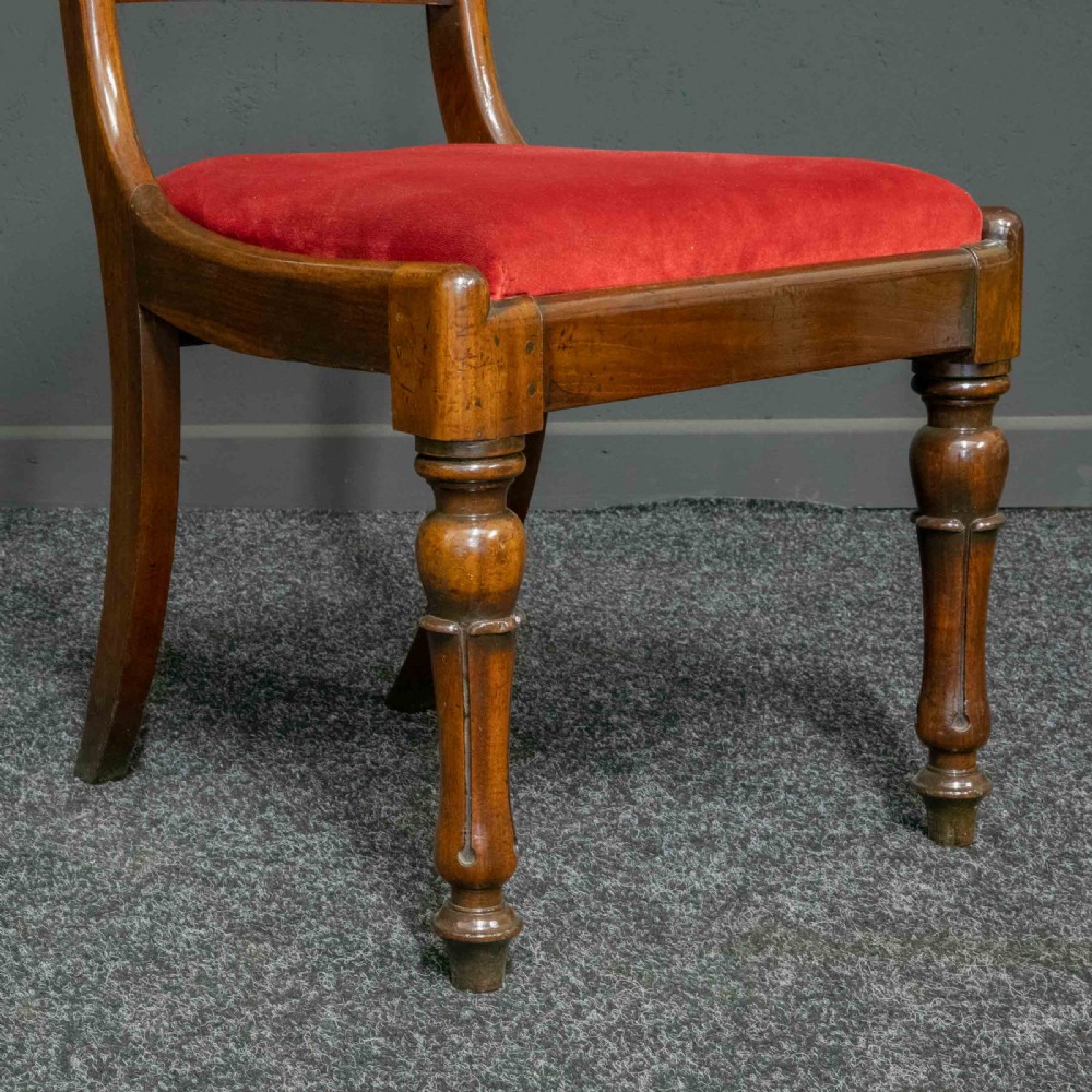 Set of Six William IV Mahogany Chairs View XI