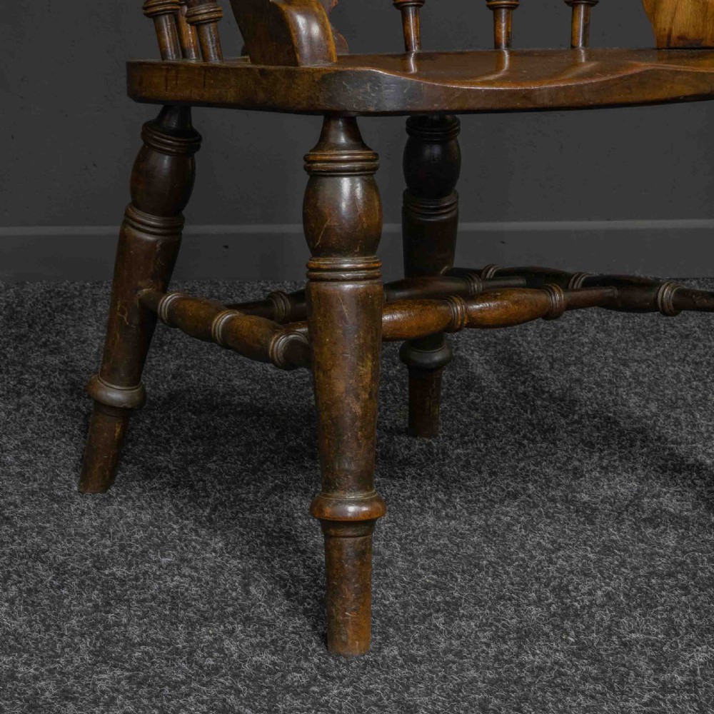 Victorian Elm and Fruitwood Club Chair View X