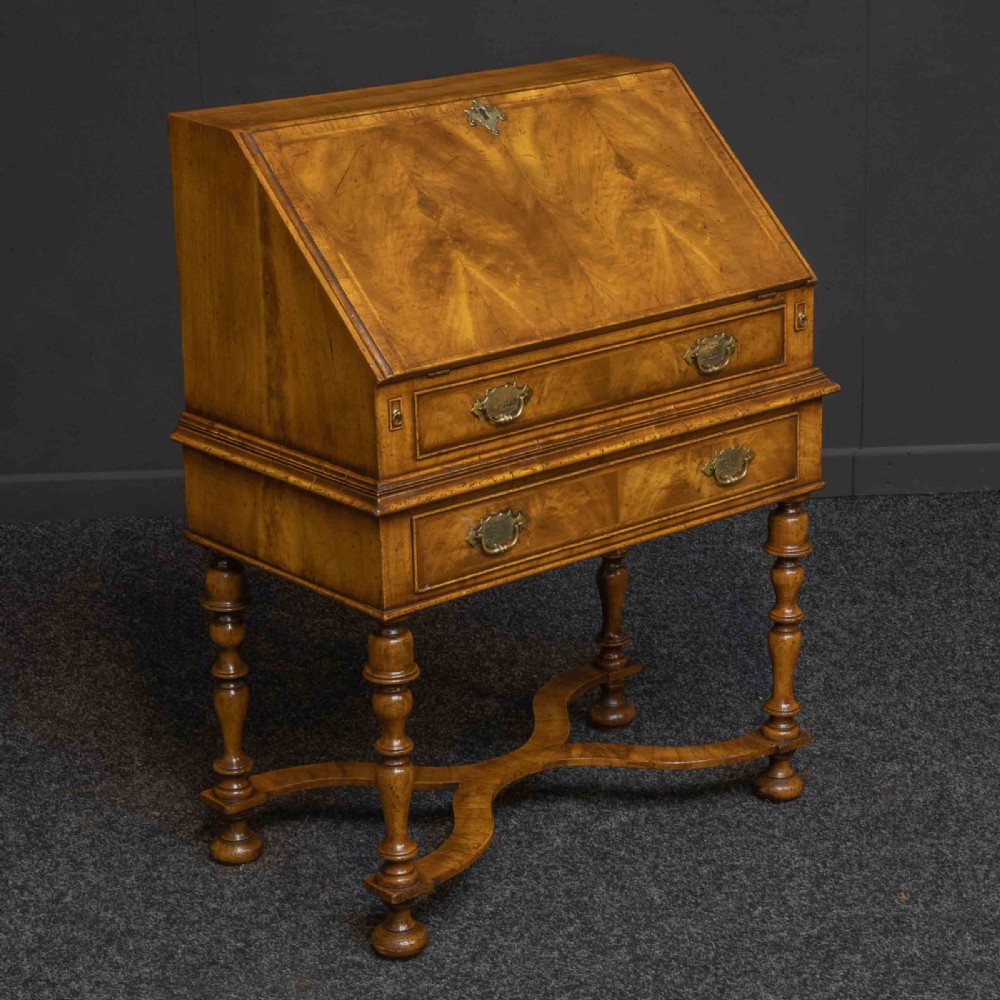 William and Mary Style Walnut Bureau