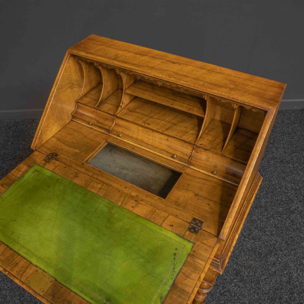 William and Mary Style Walnut Bureau View III