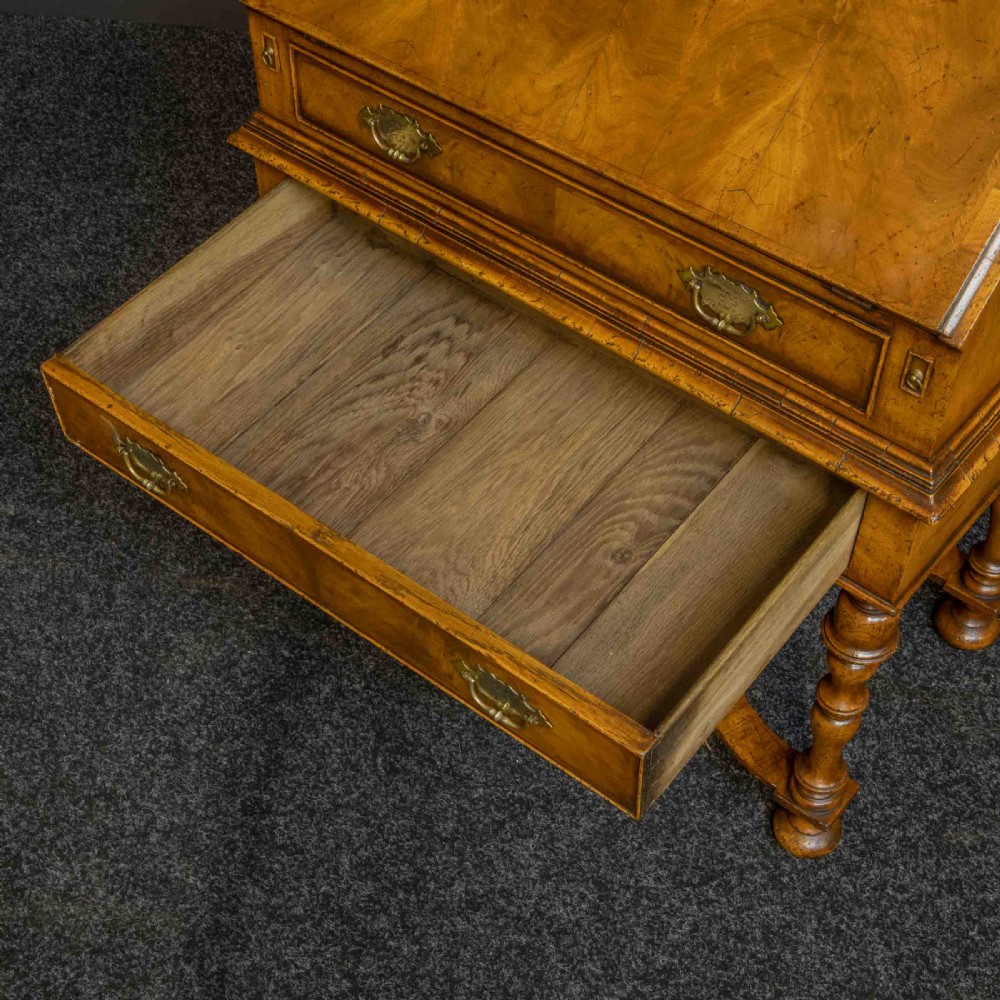 William and Mary Style Walnut Bureau View IV