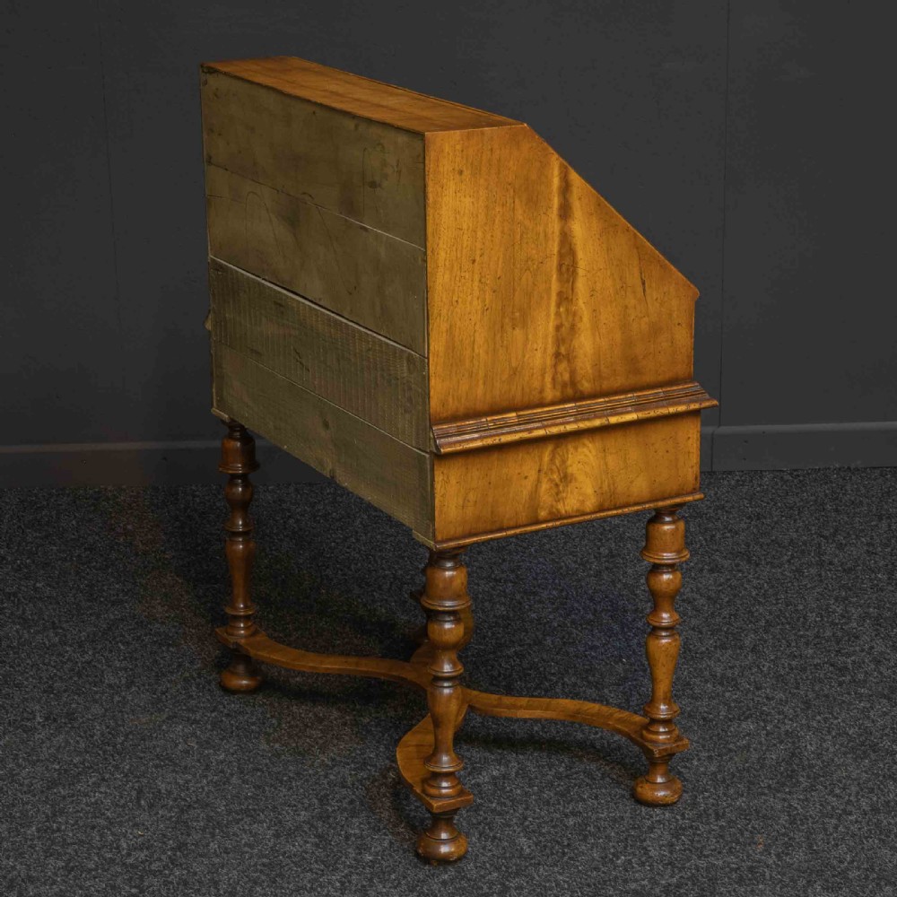 William and Mary Style Walnut Bureau View X