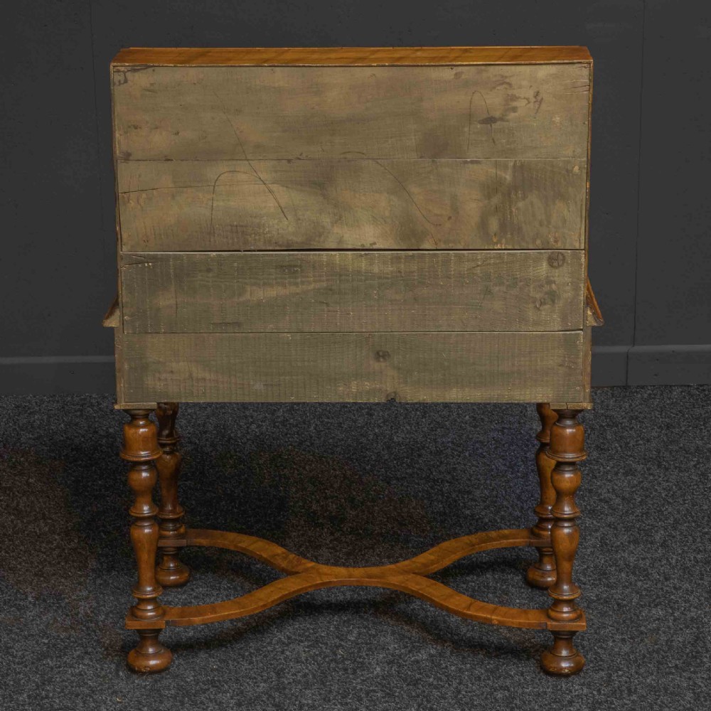 William and Mary Style Walnut Bureau View XI