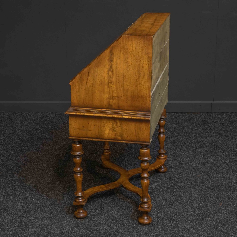 William and Mary Style Walnut Bureau View XII