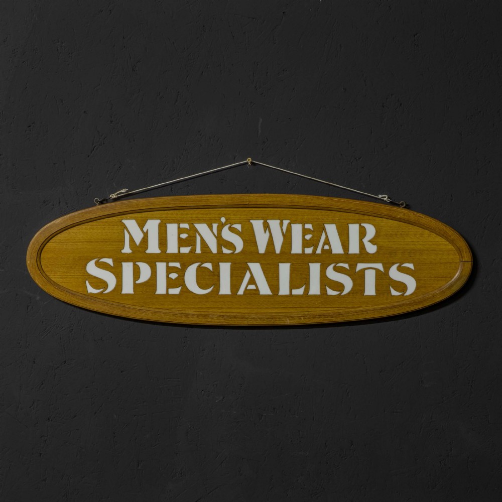 Pair of Edwardian Oak Framed Tailors Signs View IV