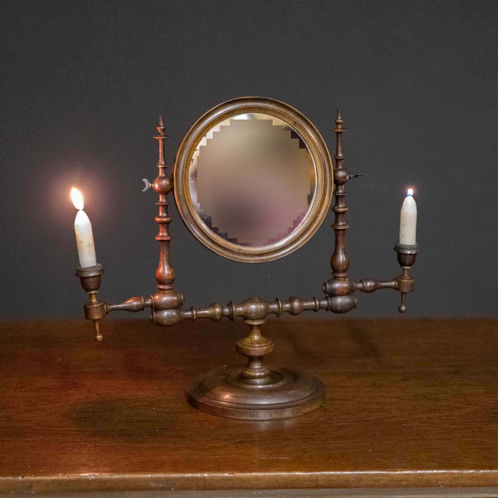Georgian Mahogany Toilet Mirror View II