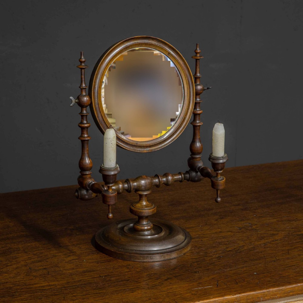 Georgian Mahogany Toilet Mirror View IV
