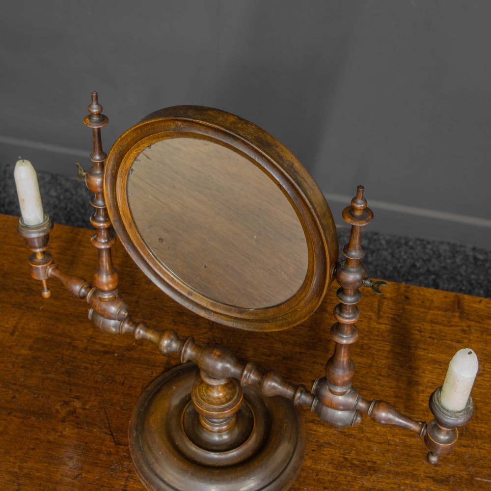 Georgian Mahogany Toilet Mirror View XI