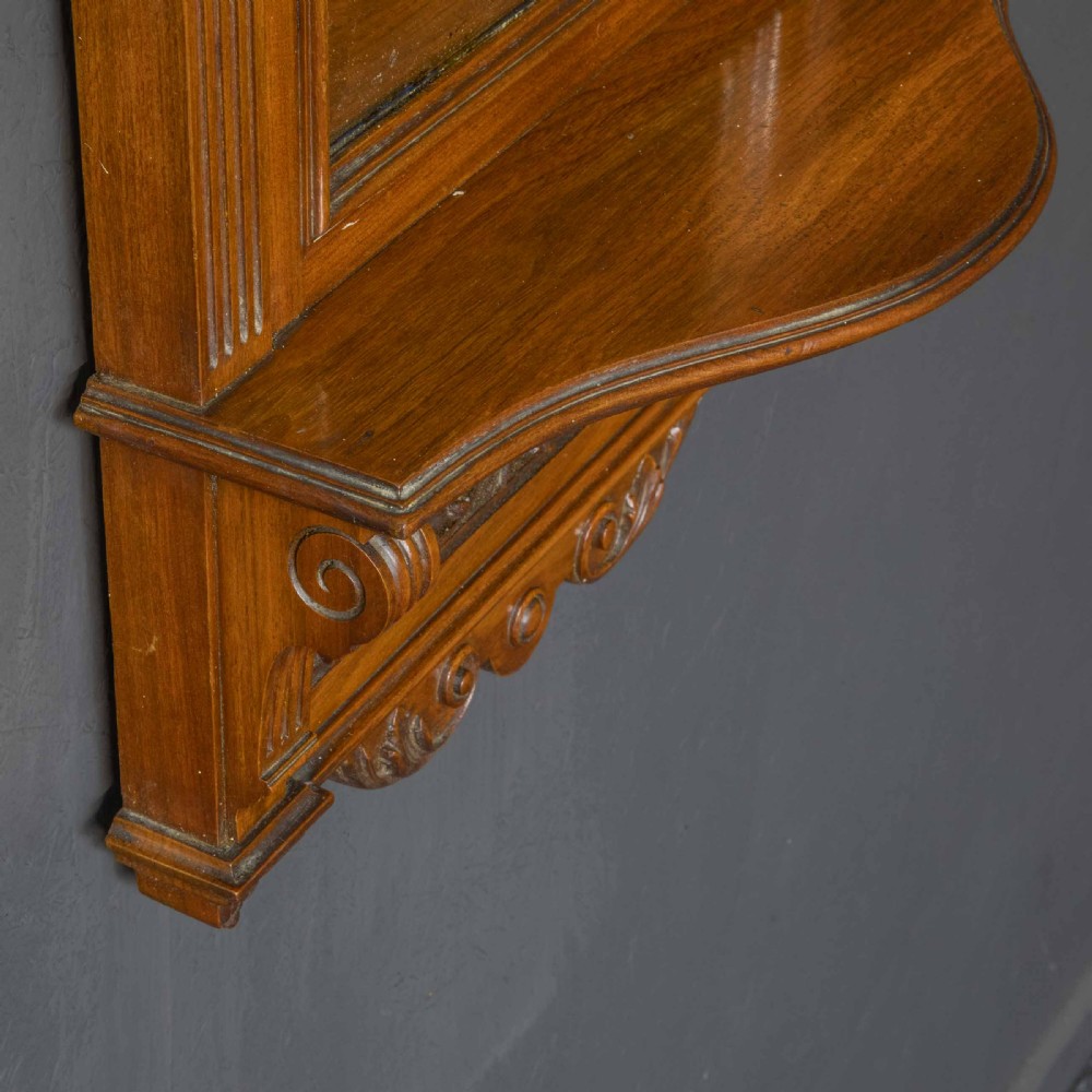 Victorian Walnut Hall Mirror View VIII