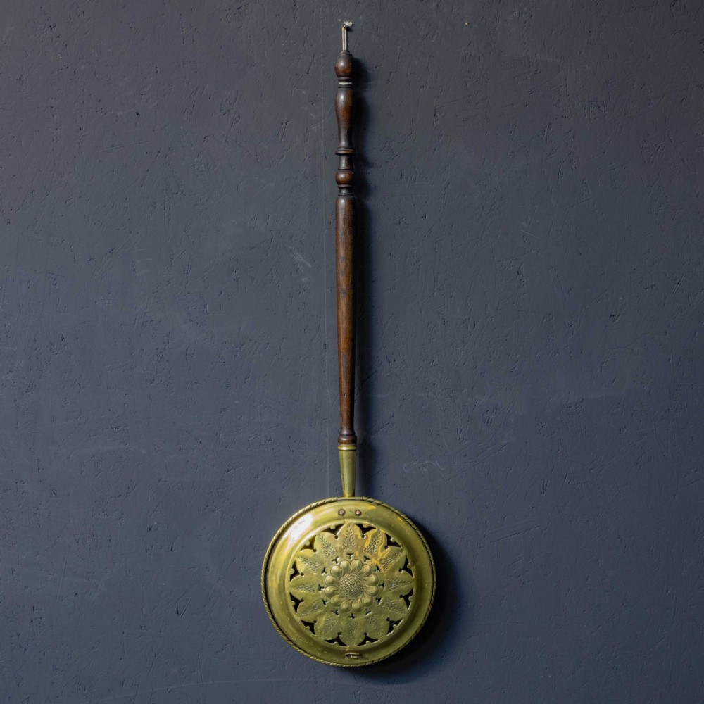Victorian Brass Warming Pan
