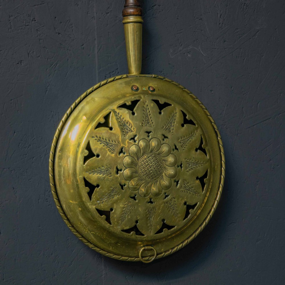 Victorian Brass Warming Pan View III