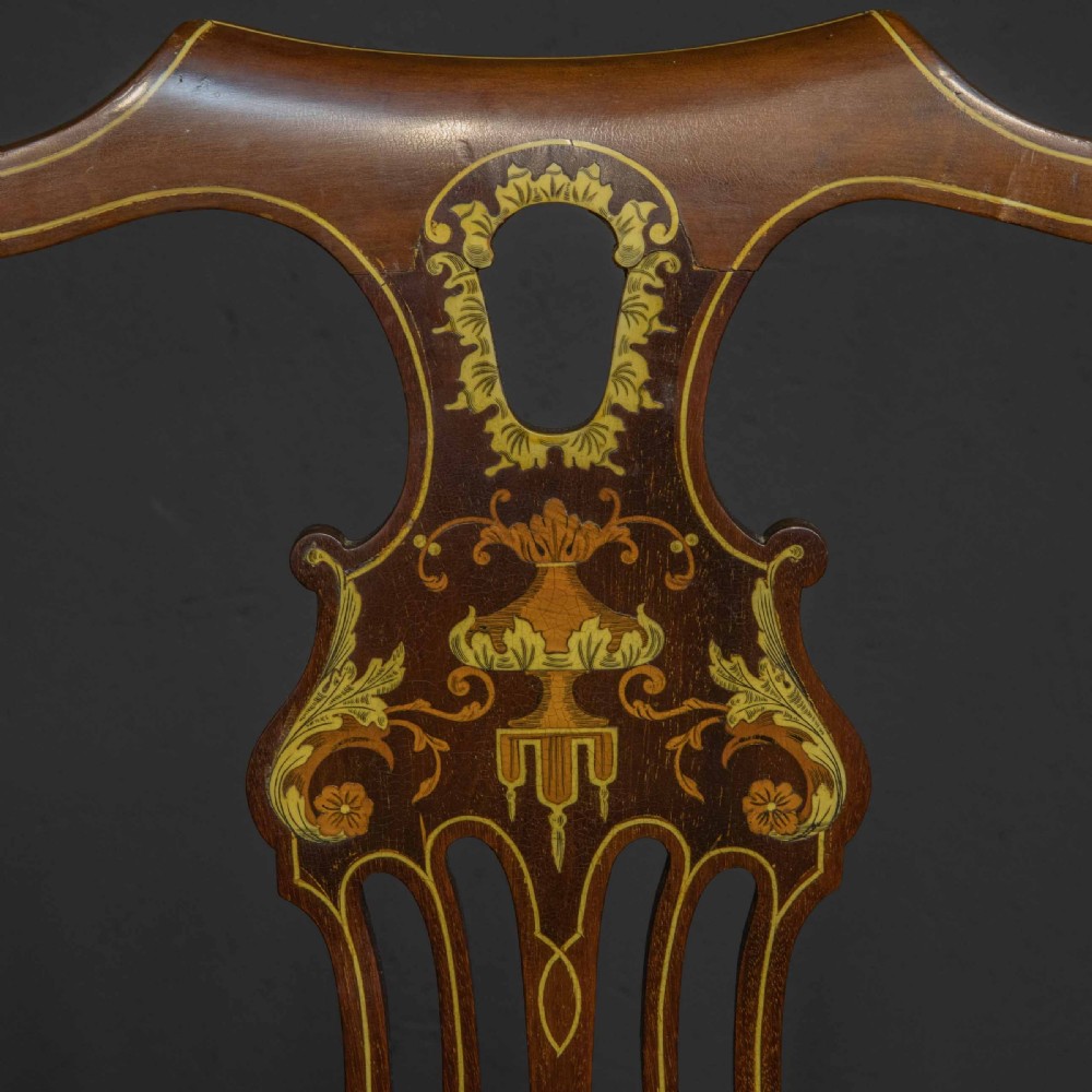 Edwardian Ladies Mahogany Revolving Chair View VI