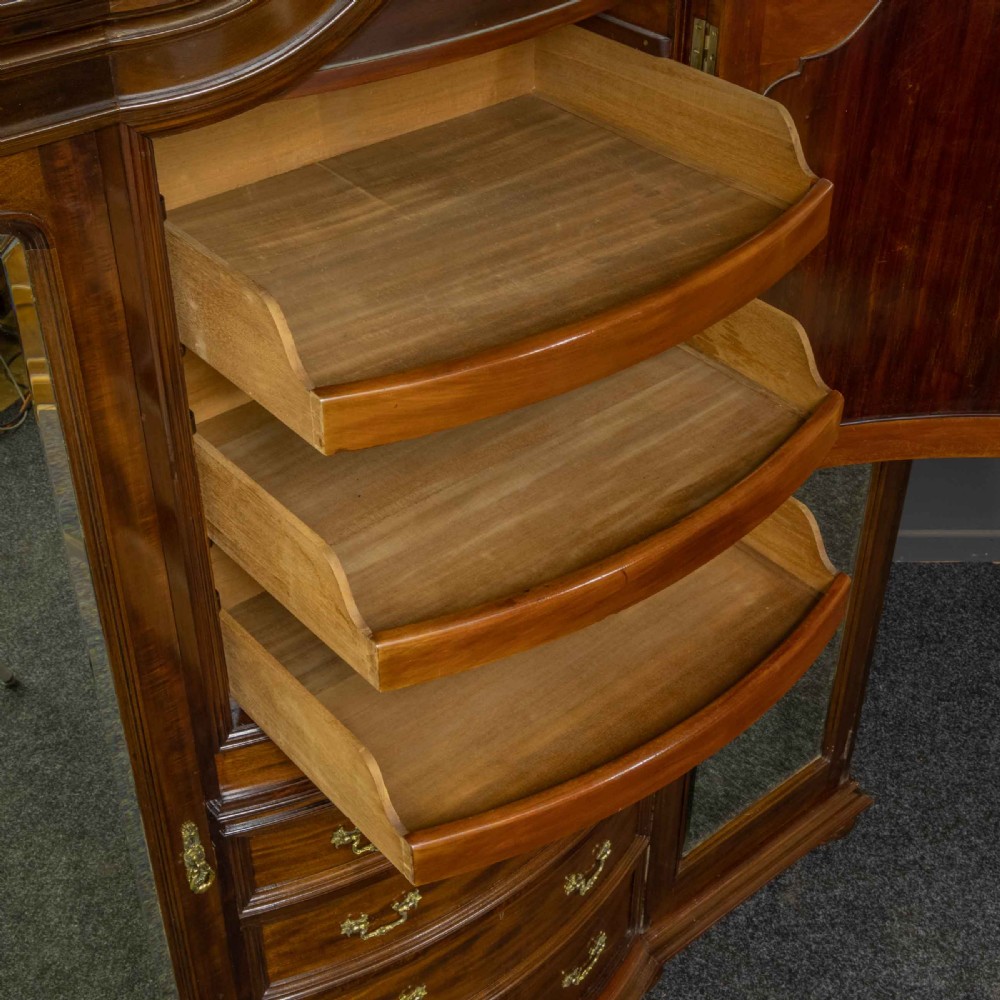 Victorian Mahogany Wardrobe View IV