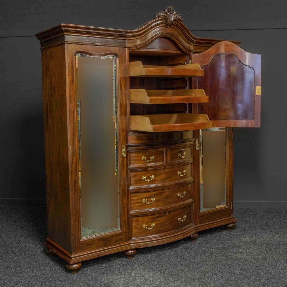 Victorian Mahogany Wardrobe View VI