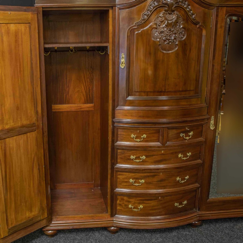 Victorian Mahogany Wardrobe View IX
