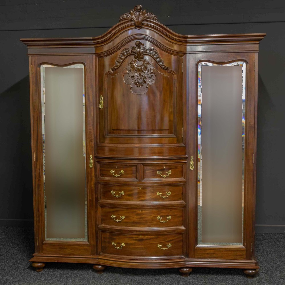 Victorian Mahogany Wardrobe View XIV