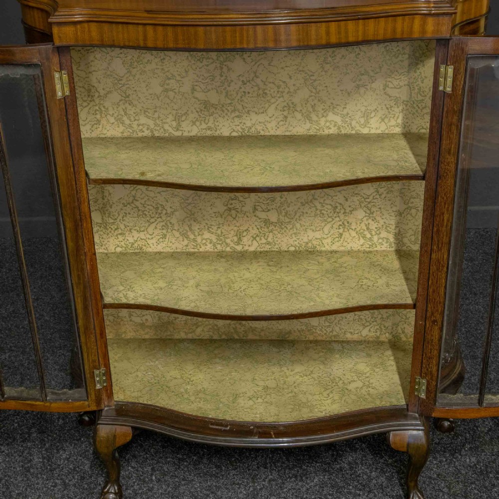 Chippendale Style Mahogany Cabinet View V