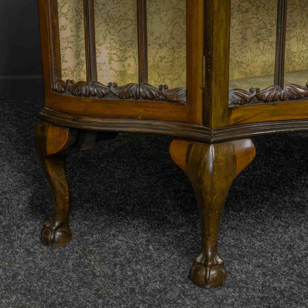 Chippendale Style Mahogany Cabinet View XI