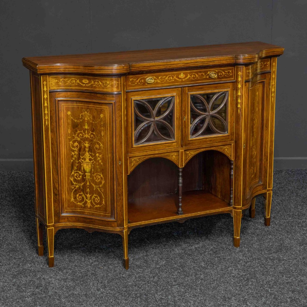 Victorian Rosewood Side Cabinet